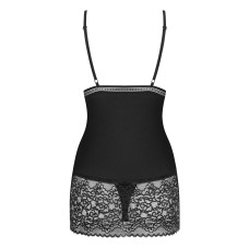 Сорочка Obsessive Ailay Черная S/M