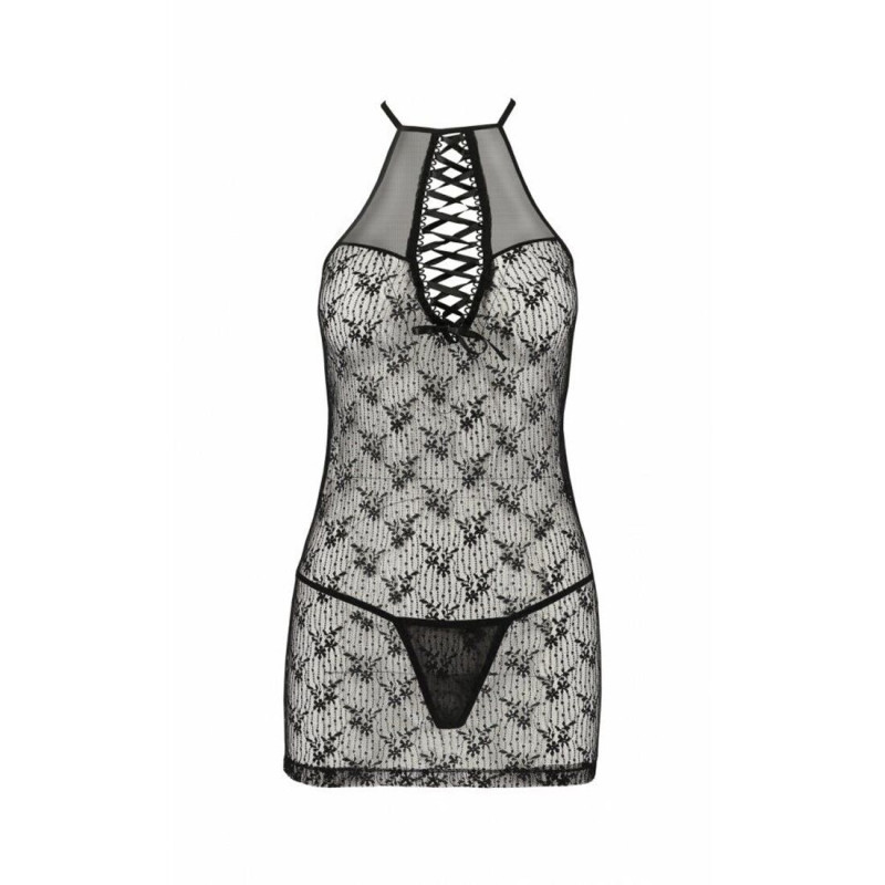 Полупрозрачная рубашка Passion AZALIA CHEMISE black S/M Полупрозрачная рубашка Passion AZALIA CHEMISE black S/M