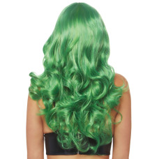 Хвиляста перука Leg Avenue Misfit Long Wavy Wig Green, довга, реалістичний вигляд, 61 см