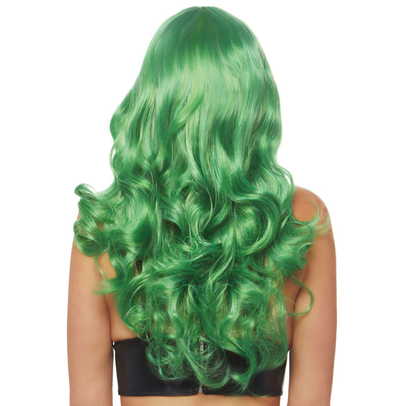 Хвиляста перука Leg Avenue Misfit Long Wavy Wig Green, довга, реалістичний вигляд, 61 см Хвиляста перука Leg Avenue Misfit Long Wavy Wig Green, довга, реалістичний вигляд, 61 см