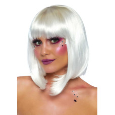 Светящийся в темноте парик Leg Avenue Pearl short natural bob wig White, короткий, жемчужный, 33 с