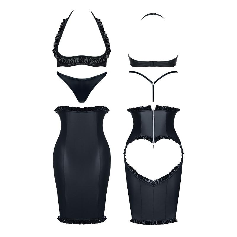 Платье Demoniq Laureen Черное XL Платье Demoniq Laureen Черное XL