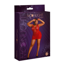 Платье-бодистокинг Moonlight Plus Model 08 Red XL-XXXL
