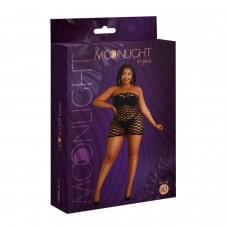 Платье-бодистокинг Moonlight Plus Model 10 Black XL-XXXL