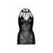 Ажурное платье-сетка Leg Avenue Lace mini dress with cut-outs Black one size