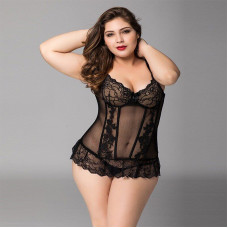 Сукня JSY P71137 Чорна Plus Size