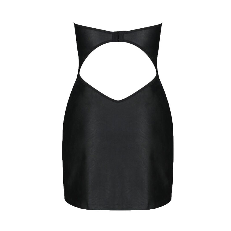 Мінісукня з екошкіри Passion Celine Chemise black 4XL/5XL Мінісукня з екошкіри Passion Celine Chemise black 4XL/5XL