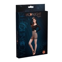 Эротическое платье Moonlight Model 13 Black XS-L, длинный рукав