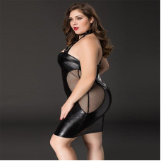 Сукня JSY P71139 Чорна Plus Size