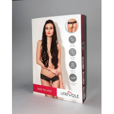 Трусики LeFrivole Overslip with wide toe and loops M/L (46-48) Черные