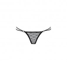 Трусики із зав'язочками з боків ZITA THONG Чорніk S/M
