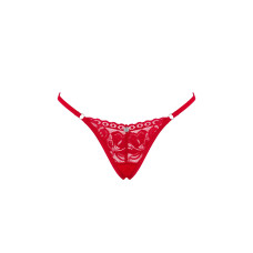 Стрінги Obsessive Lacelove thong червоні XL/2XL