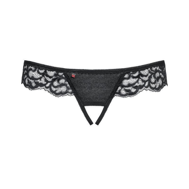 Трусики відкриті Obsessive Laluna Чорні S/M Трусики відкриті Obsessive Laluna Чорні S/M