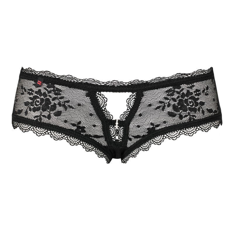 Трусики Obsessive Behindy Чорні S/M Трусики Obsessive Behindy Чорні S/M