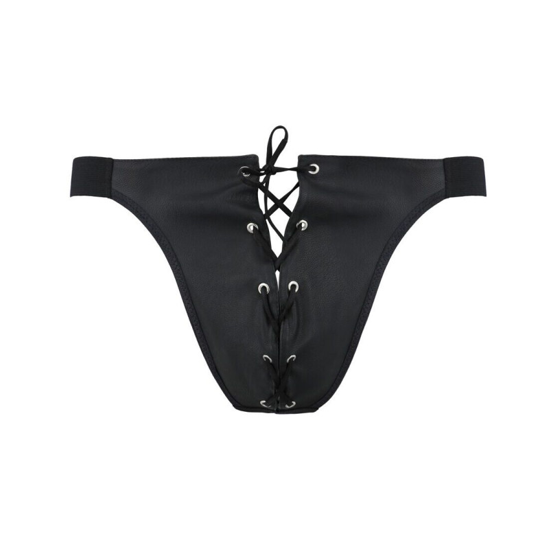 Мужские слипы на шнуровке Passion 044 Slip Ben Black XXL/XXXL Мужские слипы на шнуровке Passion 044 Slip Ben Black XXL/XXXL