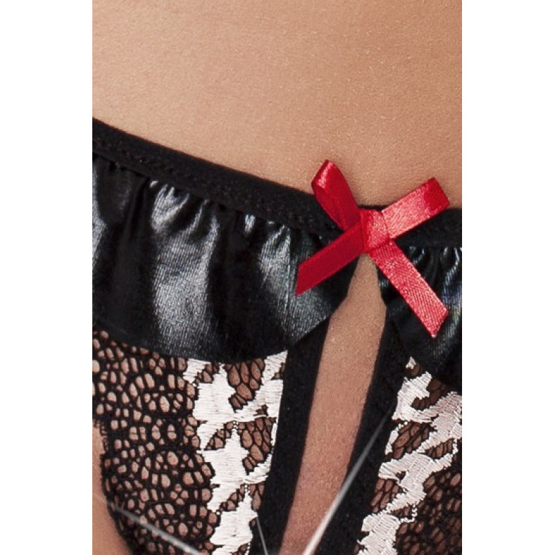 Еротичні трусики Passion EXTAZY THONG XXL/XXXL Чорні