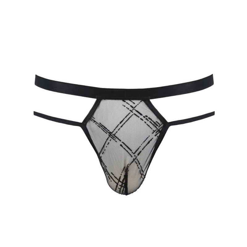 Чоловічі прозорі стринги Passion 029 Thong Collin Black XXL/XXXL Чоловічі прозорі стринги Passion 029 Thong Collin Black XXL/XXXL