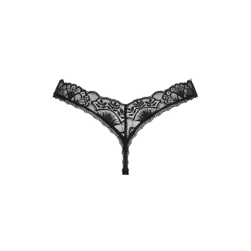 Трусики Obsessive Donna Dream thong черные XS/S Трусики Obsessive Donna Dream thong черные XS/S