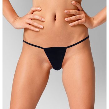 Женские трусики с силиконовой анальной пробкой Art Sex - Sexy Panties plug size M Black XS-2XL