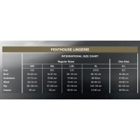 Трусики-стринги Penthouse Classified Black M/L