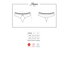 Трусики Obsessive Miamor Чорні S/M