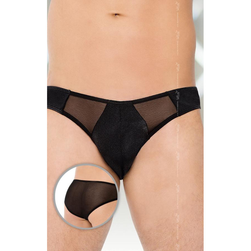 Труси SoftLine Thong 4466 XL Чорні Труси SoftLine Thong 4466 XL Чорні
