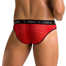 Мужские полупрозрачные трусы Passion 031 Slip Mike Red XXL/XXXL