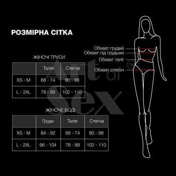 Сексуальные трусики Art of Sex - Lina с жемчугом, размер XS-M Черные