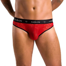 Мужские полупрозрачные трусы Passion 031 Slip Mike Red XXL/XXXL