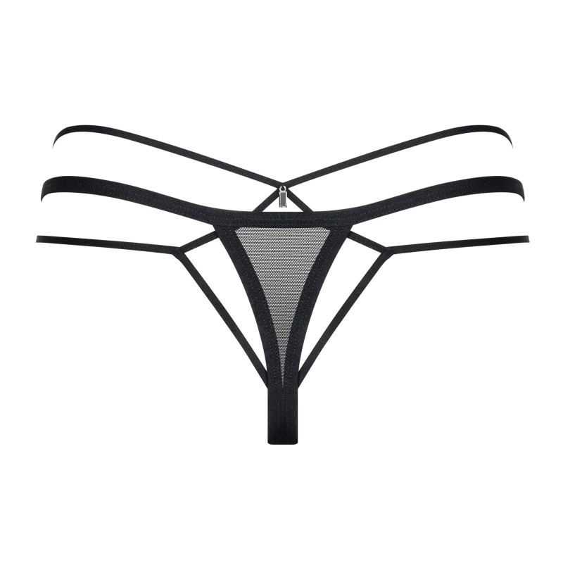 Стрінги Obsessive 875-THO-1 Чорні L/XL Стрінги Obsessive 875-THO-1 Чорні L/XL