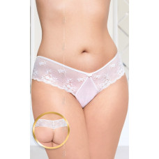 Трусики SoftLine G-String 2420 Plus Size XXXL Белые