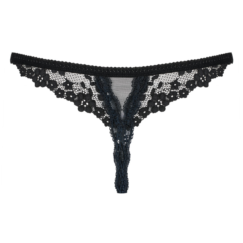 Стрінги відкриті Obsessive Letica Чорні S/M Стрінги відкриті Obsessive Letica Чорні S/M