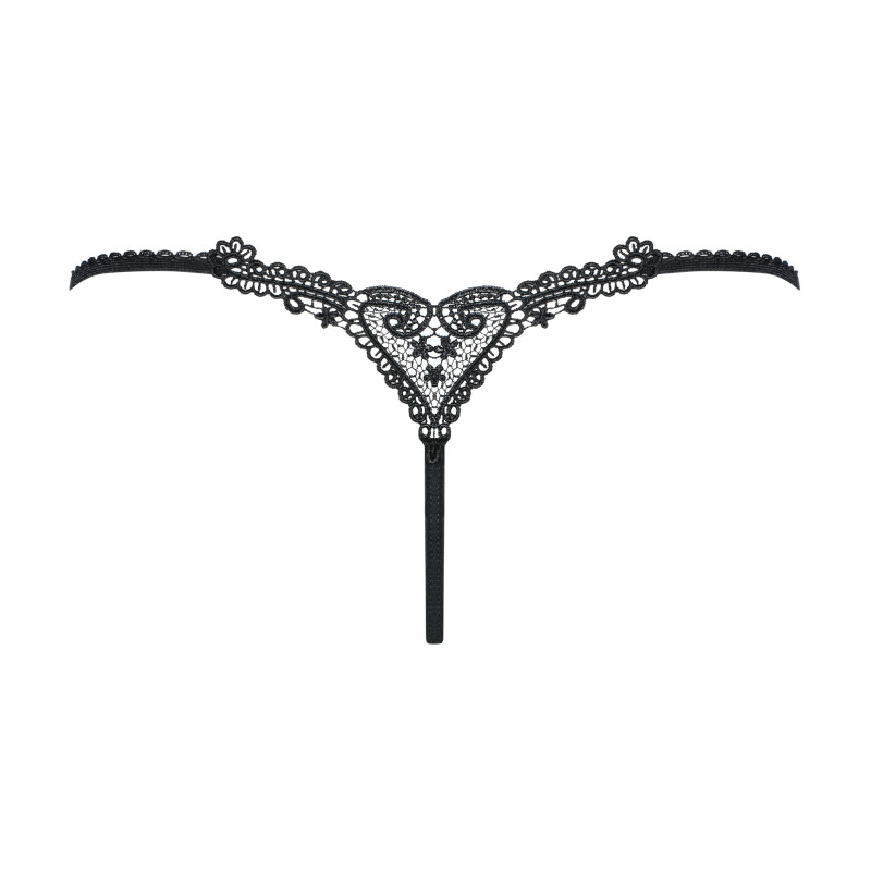 Стринги Obsessive Chiccanta Чорні L/XL Стринги Obsessive Chiccanta Чорні L/XL