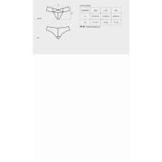 Трусики Obsessive Auroria Блакитні L/XL
