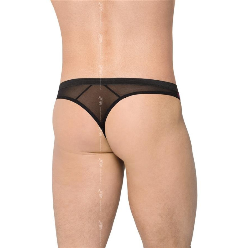 Мужские стринги SoftLine Mens Briefs 4523 Черные XL