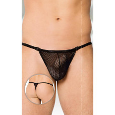 Мужские трусы SoftLine Thong 4434 Черные S/M/L
