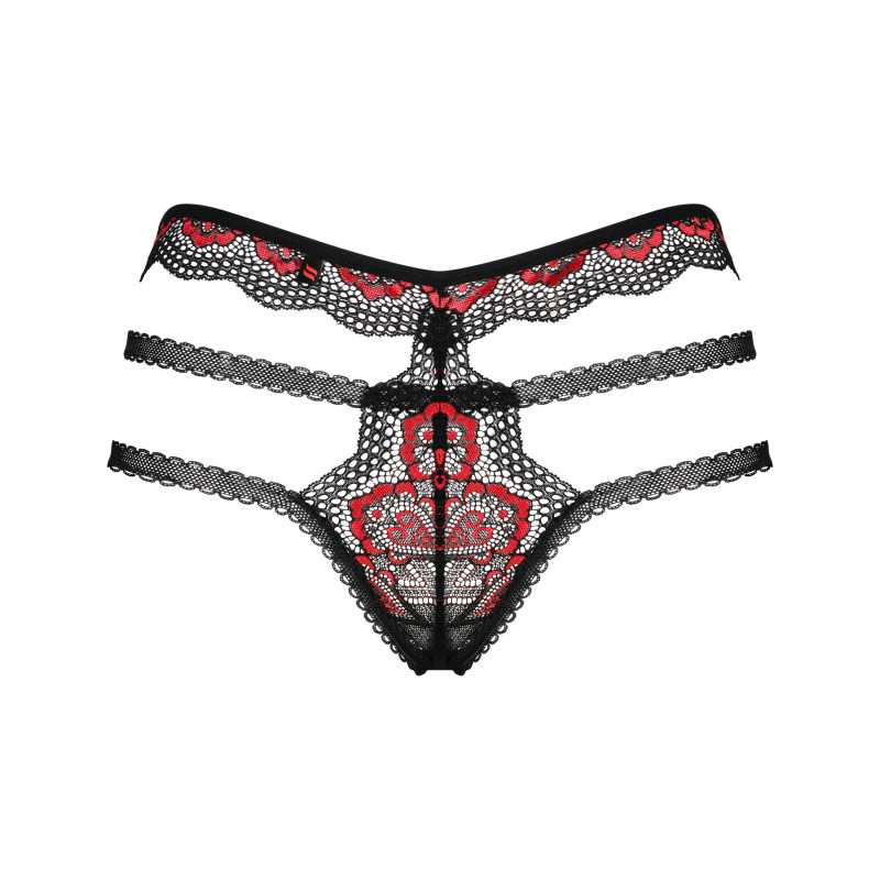 Трусики Obsessive Megies Чорні S/M Трусики Obsessive Megies Чорні S/M