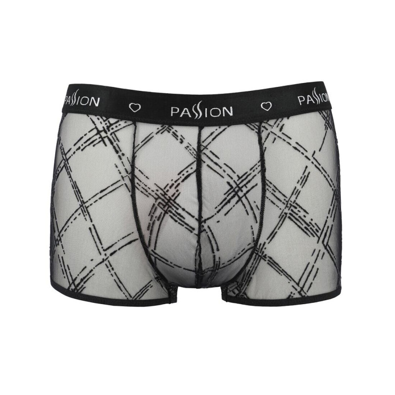 Мужские прозрачные боксеры Passion 032 Short James Black S/M Мужские прозрачные боксеры Passion 032 Short James Black S/M