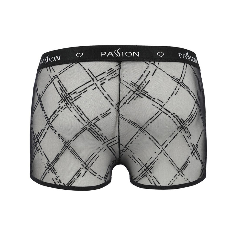 Мужские прозрачные боксеры Passion 032 Short James Black S/M Мужские прозрачные боксеры Passion 032 Short James Black S/M