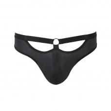 Чоловічі сліпи з вирізами Passion 041 Slip Joe Black S/M