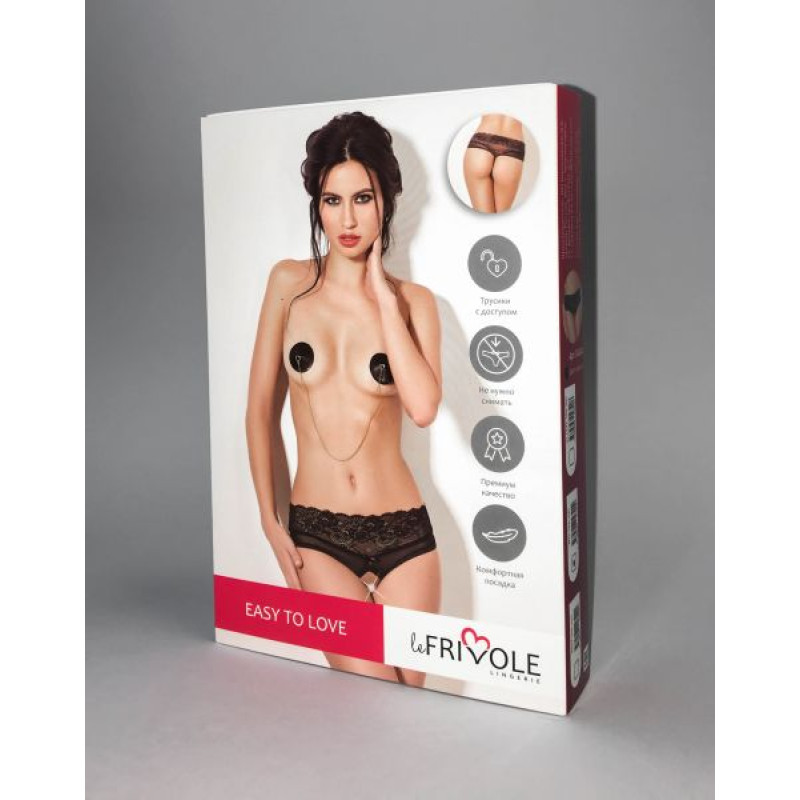 Трусики LeFrivole Overslip with wide toe M/L (46-48) Черные Трусики LeFrivole Overslip with wide toe M/L (46-48) Черные