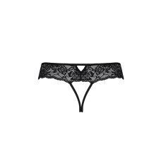 Кружевные стринги с доступом Passion Senia Thong black L/XL