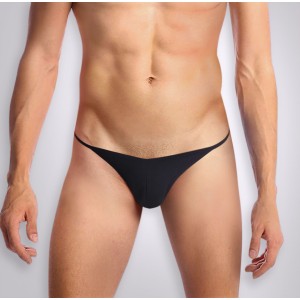 Чоловічі трусики з силіконовою анальною пробкою Art Sex - Sexy Panties plug size L Black XS-2XL