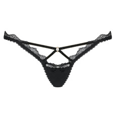 Стрінги Obsessive Lolitte Чорні L/XL