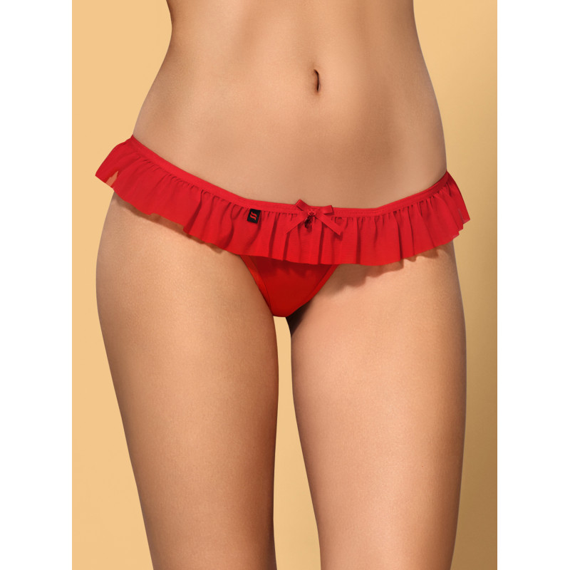 Стрінги Obsessive 827-THO-3 Червоні S/M Стрінги Obsessive 827-THO-3 Червоні S/M