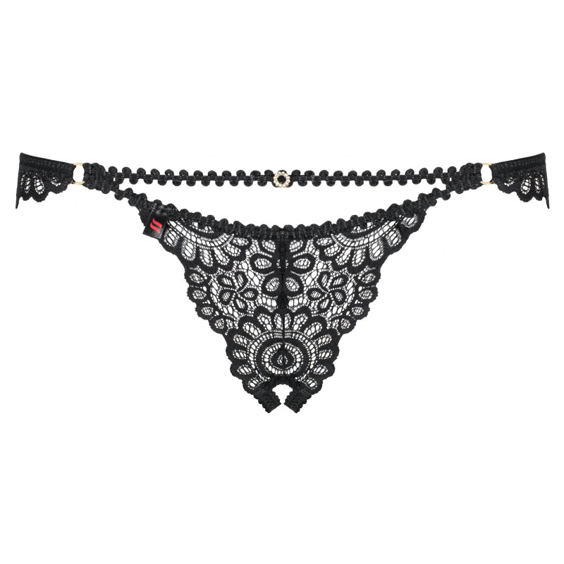 Трусики відкриті Obsessive Mixty Чорні L/XL Трусики відкриті Obsessive Mixty Чорні L/XL