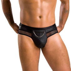 Мужские трусы с цепочкой Passion 030 Slip Tom Black XXL/XXXL