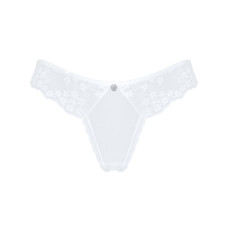 Полупрозрачные трусики Obsessive Heavenlly panties белые M/L