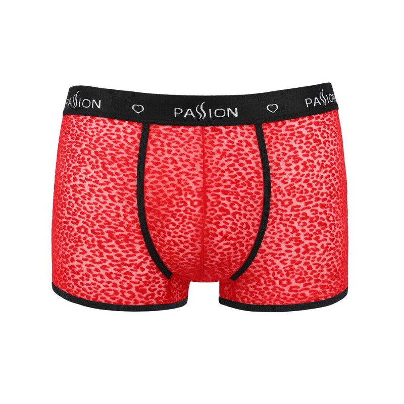 Чоловічі прозорі боксери Passion 046 Short Parker Red S/M Чоловічі прозорі боксери Passion 046 Short Parker Red S/M