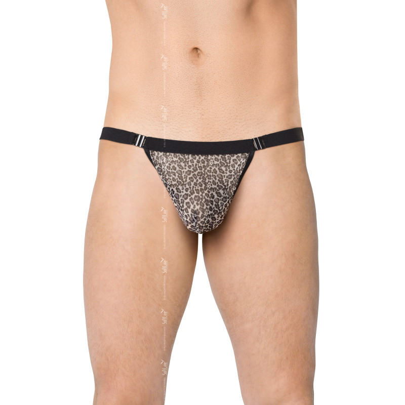 Мужские стринги SoftLine Mens Thong 4528 Серые One Size Мужские стринги SoftLine Mens Thong 4528 Серые One Size